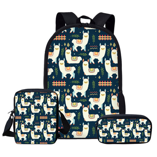 Mochila Escolar Alpaca Lama Glama - Diseño Adorable - Image 6