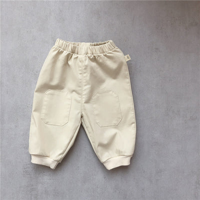 Conjunto Infantil Coreano Primavera - Playera a Rayas con Parches y Pantalón Casual - Image 13