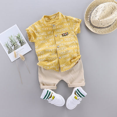 Ropa Infantil Coreana de Manga Corta para Niños y Niñas - Image 19
