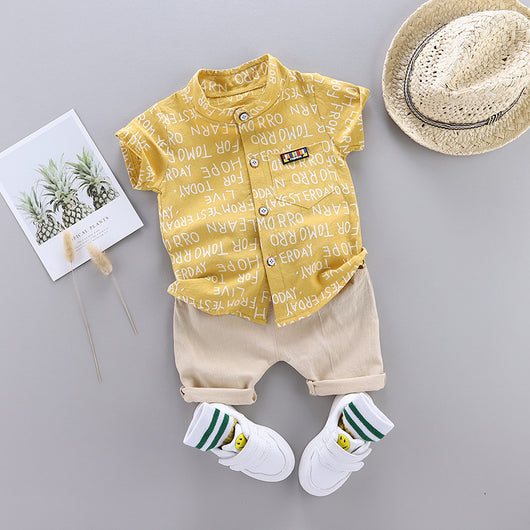 Ropa Infantil Coreana de Manga Corta para Niños y Niñas - Image 19