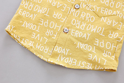 Ropa Infantil Coreana de Manga Corta para Niños y Niñas - Image 21