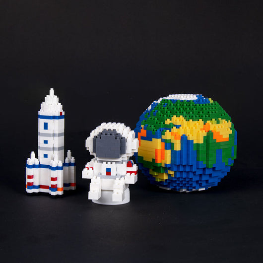 Bloques de Construcción Mini Astronautas DIY Creativos para Niños - Image 19