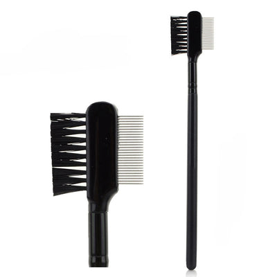 Cepillo Dual para Cejas y Pestañas con Peine de Acero Inoxidable - Image 3
