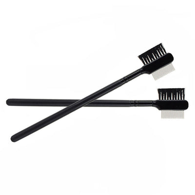Cepillo Dual para Cejas y Pestañas con Peine de Acero Inoxidable - Image 5