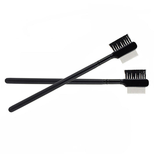 Cepillo Dual para Cejas y Pestañas con Peine de Acero Inoxidable - Image 5