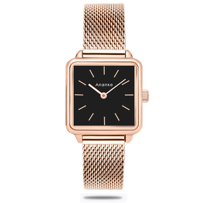 Reloj Cuadrado Japonés ANANKE Estilo Hot para Mujer