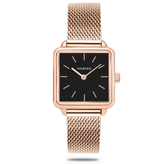 Reloj Cuadrado Japonés ANANKE Estilo Hot para Mujer