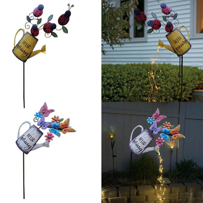 Regadera Decorativa con Luces LED para Jardín Interior y Exterior - Image 12