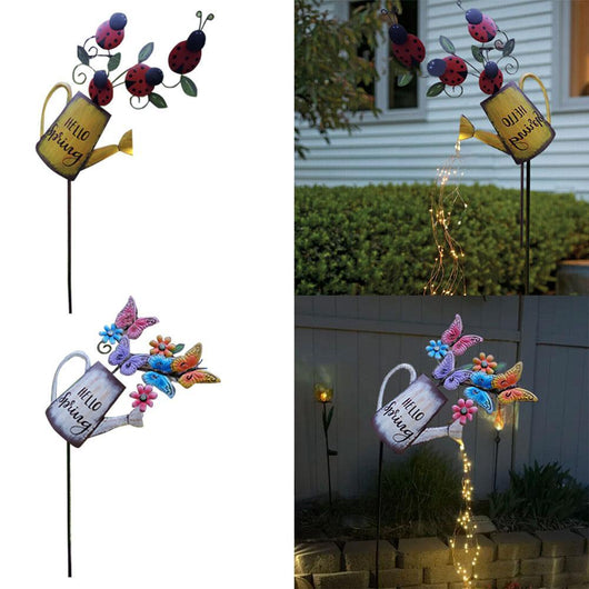 Regadera Decorativa con Luces LED para Jardín Interior y Exterior - Image 12