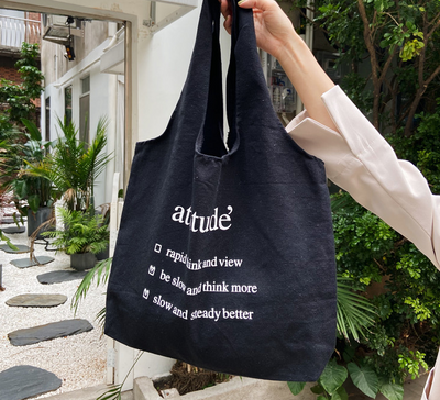 Bolso de Hombro de Lona para Mujer con Gran Capacidad - Diseño Literario - Image 4