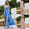 Vestido Bohemio Halter Mujer Verano Escotado Espalda Descubierta