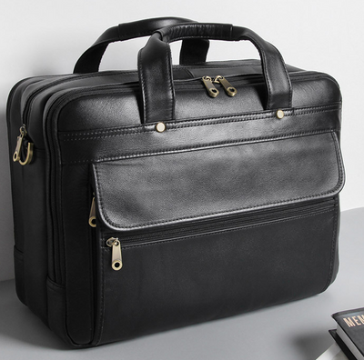 Maletín Ejecutivo de Cuero Genuino - Estilo Retro para Hombres Profesionales - Image 11