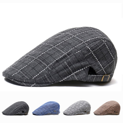 Gorra de Béisbol Cuadros Ajustable - Protección Solar y Estilo