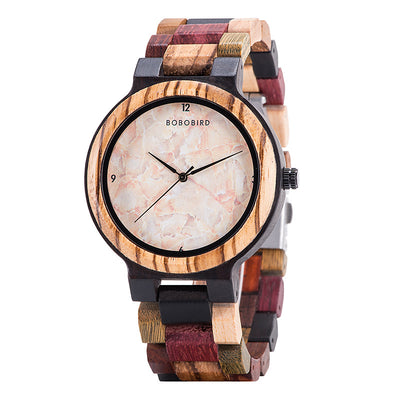 Reloj de Madera Casual Elegante