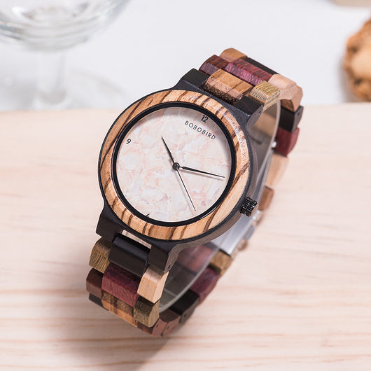 Reloj de Madera Casual Elegante - Image 3