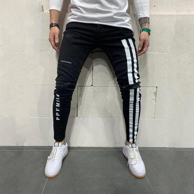 Pantalones Skinny Denim Rotos a la Altura del Tobillo - Image 5