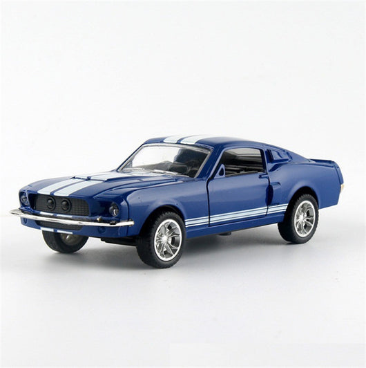 Réplica de Mustang en Aleación - Modelo de Auto Coleccionable con Mecanismo de Retroceso