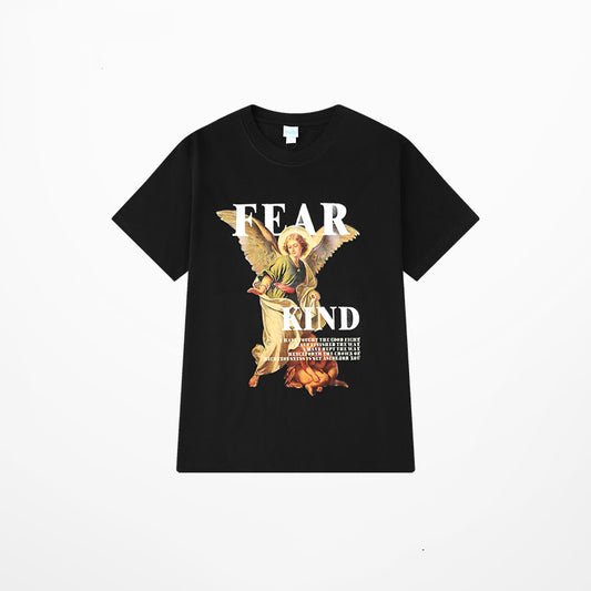 Playera Oversized Harajuku Coreana con Estampado de Letras - Unisex Streetwear Hip-Hop - Image 2