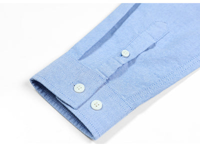 Camisa Oxford de Algodón para Hombre - Diseño Primavera - Image 21