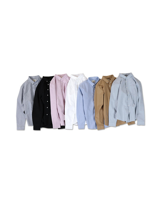 Camisa Oxford de Algodón para Hombre - Diseño Primavera