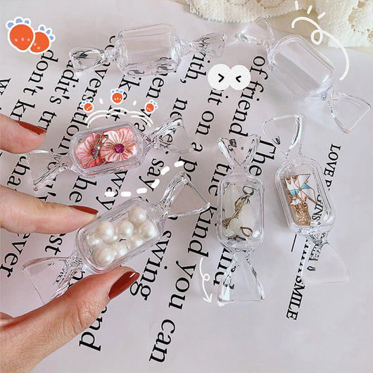 Organizador de Joyas Transparente en Forma de Caramelo - Image 3