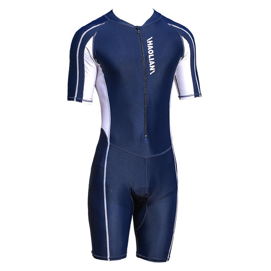 Traje de Baño Deportivo Manga Corta para Hombre - Diseño de 5 Puntos para Surf - Image 4