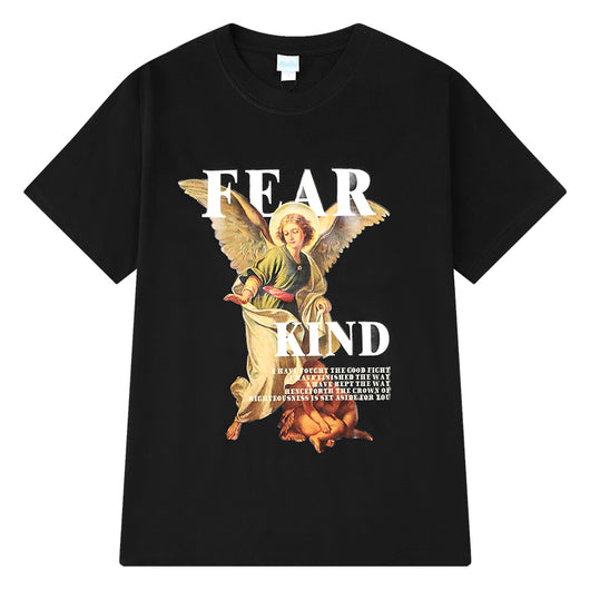 Playera Oversized Harajuku Coreana con Estampado de Letras - Unisex Streetwear Hip-Hop - Image 9
