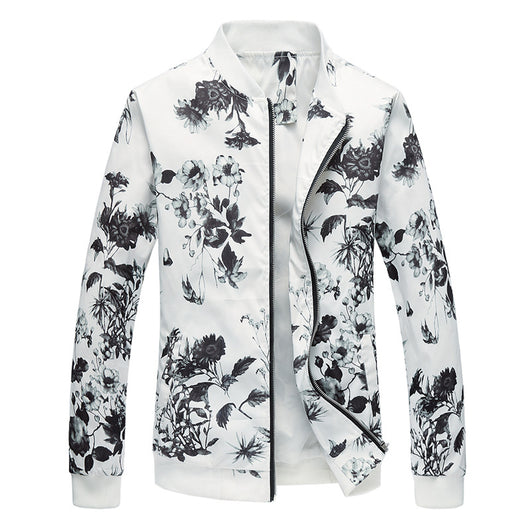 Chaqueta Casual para Hombre con Cuello Alzado y Cierre de Cremallera - Image 10