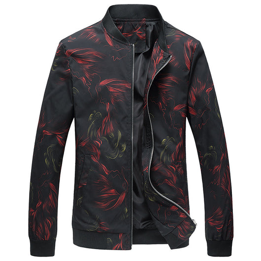 Chaqueta Casual para Hombre con Cuello Alzado y Cierre de Cremallera - Image 13