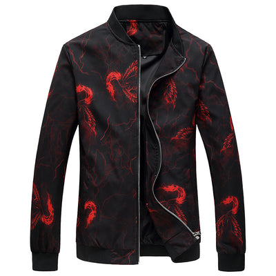 Chaqueta Casual para Hombre con Cuello Alzado y Cierre de Cremallera - Image 20