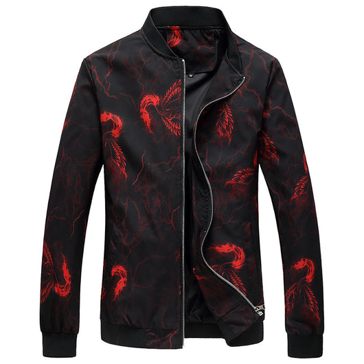 Chaqueta Casual para Hombre con Cuello Alzado y Cierre de Cremallera - Image 20