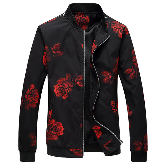Chaqueta Casual para Hombre con Cuello Alzado y Cierre de Cremallera - Image 7