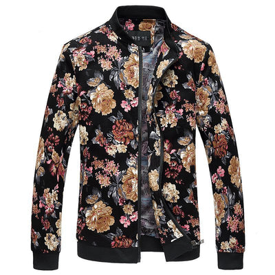Chaqueta Casual para Hombre con Cuello Alzado y Cierre de Cremallera - Image 2