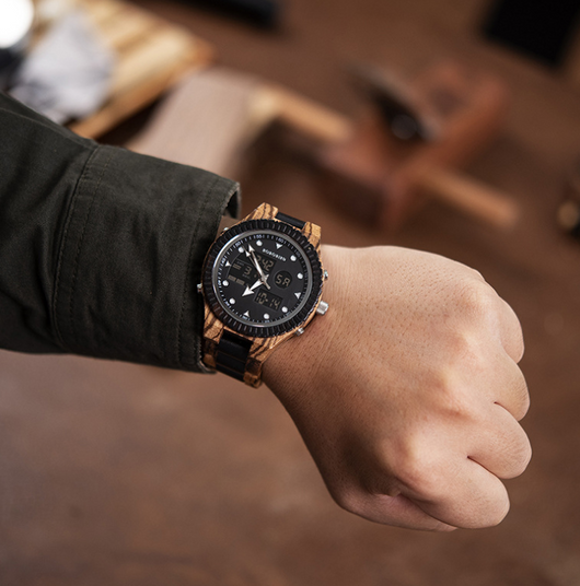 Reloj de Madera Casual Elegante - Image 5