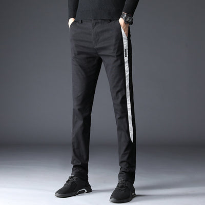 Pantalones Casuales de Cashmere con Stretch para Hombre Talla Grande - Image 12