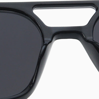 Gafas de Sol Retro con Doble Puente Hueco - Image 9