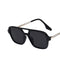 Gafas de Sol Retro con Doble Puente Hueco