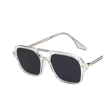 Gafas de Sol Retro con Doble Puente Hueco - Image 2