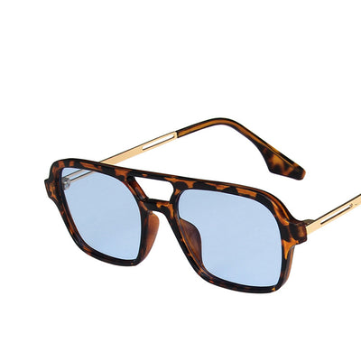 Gafas de Sol Retro con Doble Puente Hueco - Image 5