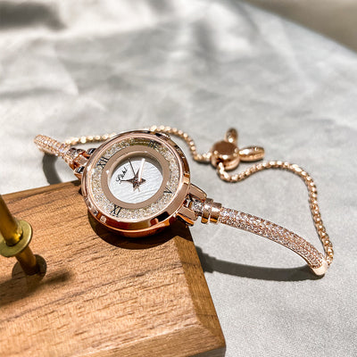 Reloj de Pulsera para Mujer con Esfera de Cristal Líquido y Strass - Image 8