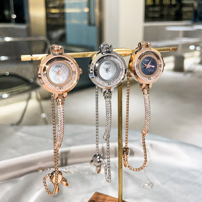 Reloj de Pulsera para Mujer con Esfera de Cristal Líquido y Strass - Image 5