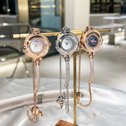 Reloj de Pulsera para Mujer con Esfera de Cristal Líquido y Strass - Image 5