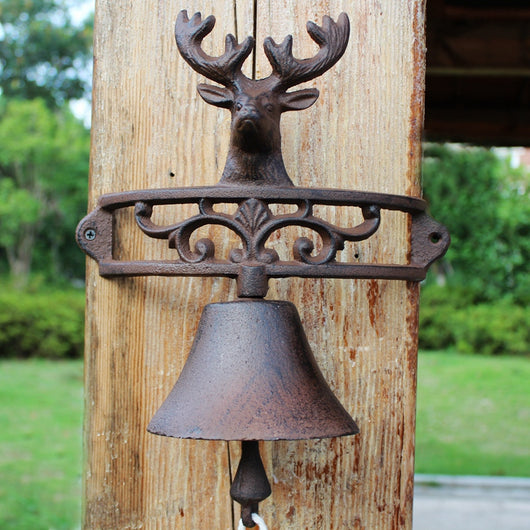 Timbre Decorativo Cabeza de Ciervo Retro en Hierro Fundido - Image 7