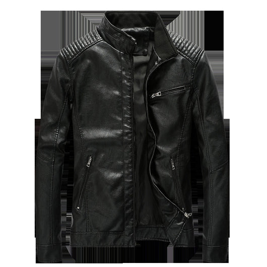 Chaqueta de Cuero para Motociclista Tallas Grandes - Image 9