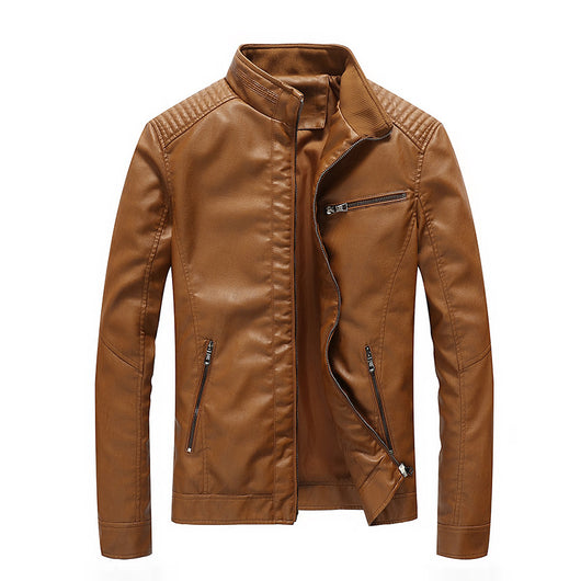 Chaqueta de Cuero para Motociclista Tallas Grandes - Image 8