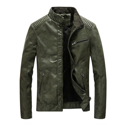 Chaqueta de Cuero para Motociclista Tallas Grandes - Image 7