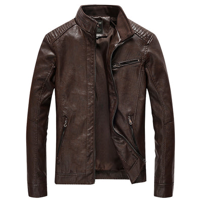Chaqueta de Cuero para Motociclista Tallas Grandes - Image 11