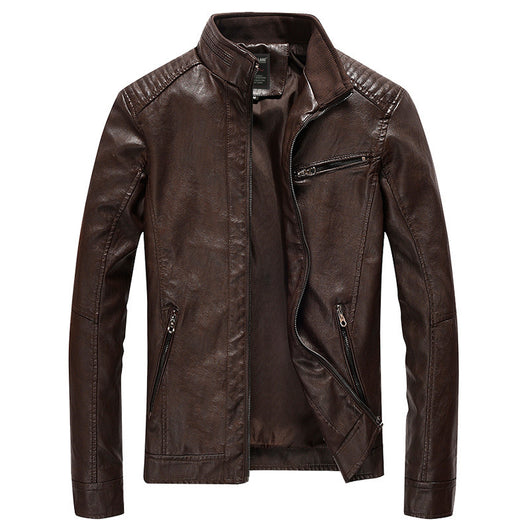 Chaqueta de Cuero para Motociclista Tallas Grandes - Image 11