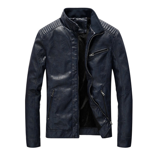 Chaqueta de Cuero para Motociclista Tallas Grandes - Image 10