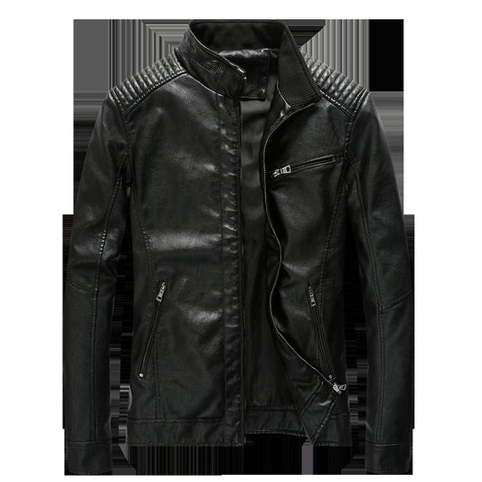Chaqueta de Cuero para Motociclista Tallas Grandes - Image 2